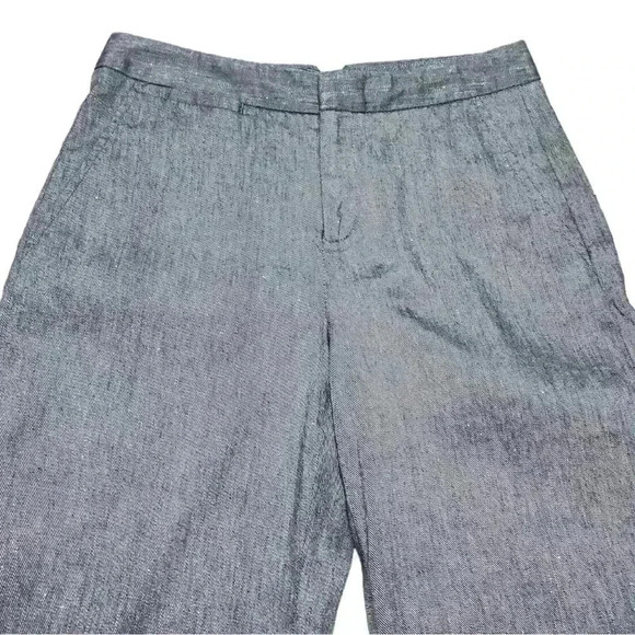 Banana Republic Women’s Blake Wide Leg-Fit Stretch Linen-Cotton Pants - Picture 6 of 10